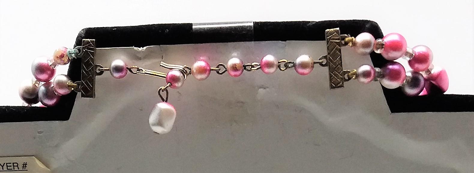 Necklace & Earring Set w/ Multi-Colored Beads