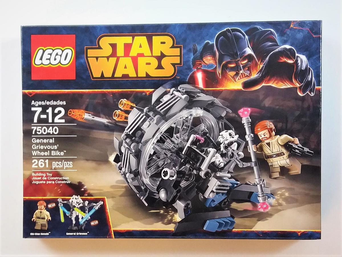 Star Wars Lego 75040 General Grievous Wheel Bike 261 Piece Building Block Set