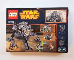 Star Wars Lego 75040 General Grievous Wheel Bike 261 Piece Building Block Set