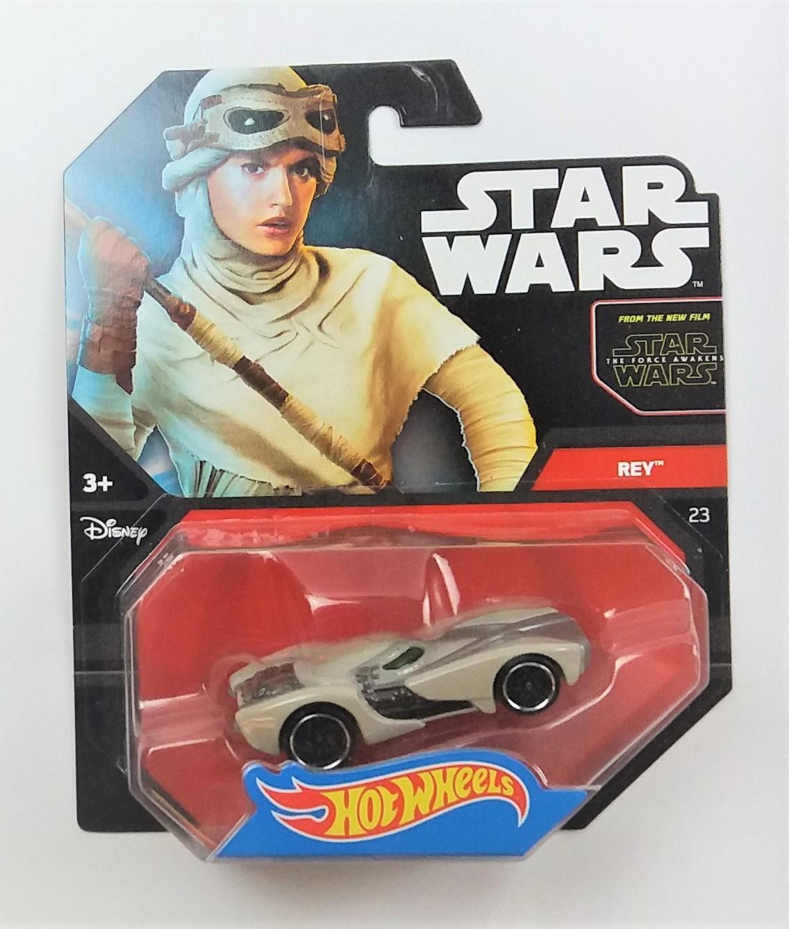 Rey Hot Wheels Star Wars Character Cars Die Cast Collectible Vehicle