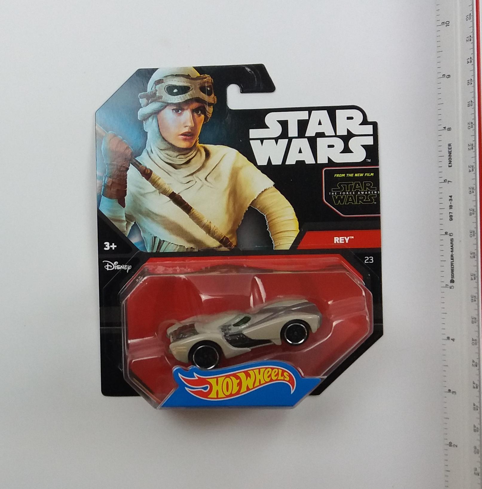 Rey Hot Wheels Star Wars Character Cars Die Cast Collectible Vehicle