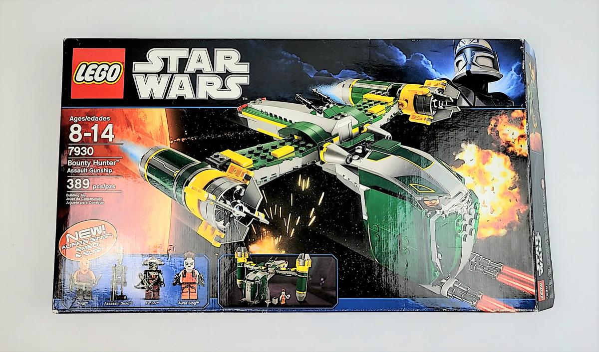 Lego Star Wars 7930 Bounty Hunter Assault Gunship OPEN BOX *Missing Minifigs*