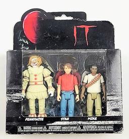 2018 Funko IT Pennywise, Mike, & Stan Action Figure 3 Pack 3.75" Toy #32816