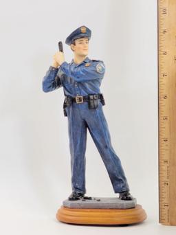 Vanmark Blue Hats Of Bravery "Ready And Waiting" Limited Edition Police Figurine