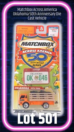Matchbox Across America Oklahoma 50th Anniversary Die Cast Vehicle