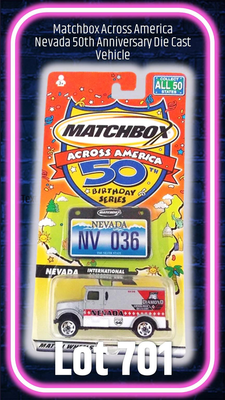 Matchbox Across America Nevada 50th Anniversary Die Cast Vehicle