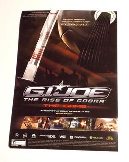 G.I. Joe "Rise of Cobra" 16" X 24" Double Sided Movie Poster