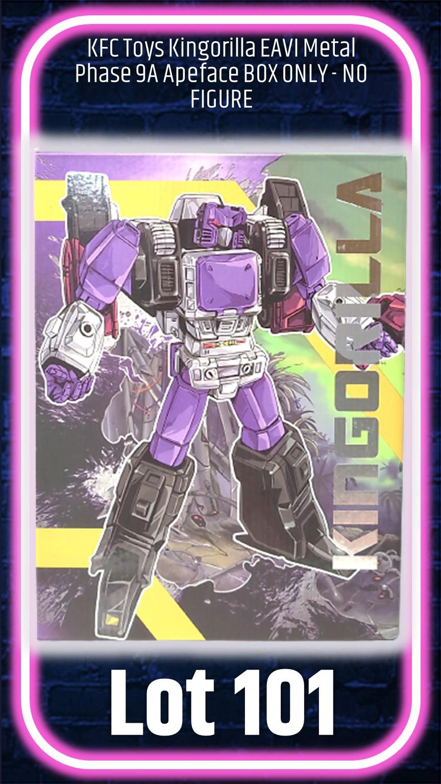 KFC Toys Kingorilla EAVI Metal Phase 9A Apeface BOX ONLY - NO FIGURE