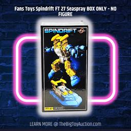 Fans Toys Spindrift FT 27 Seaspray BOX ONLY - NO FIGURE