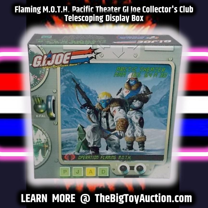 Flaming M.O.T.H. Pacific Theater GI Joe Collector's Club Telescoping Display Box