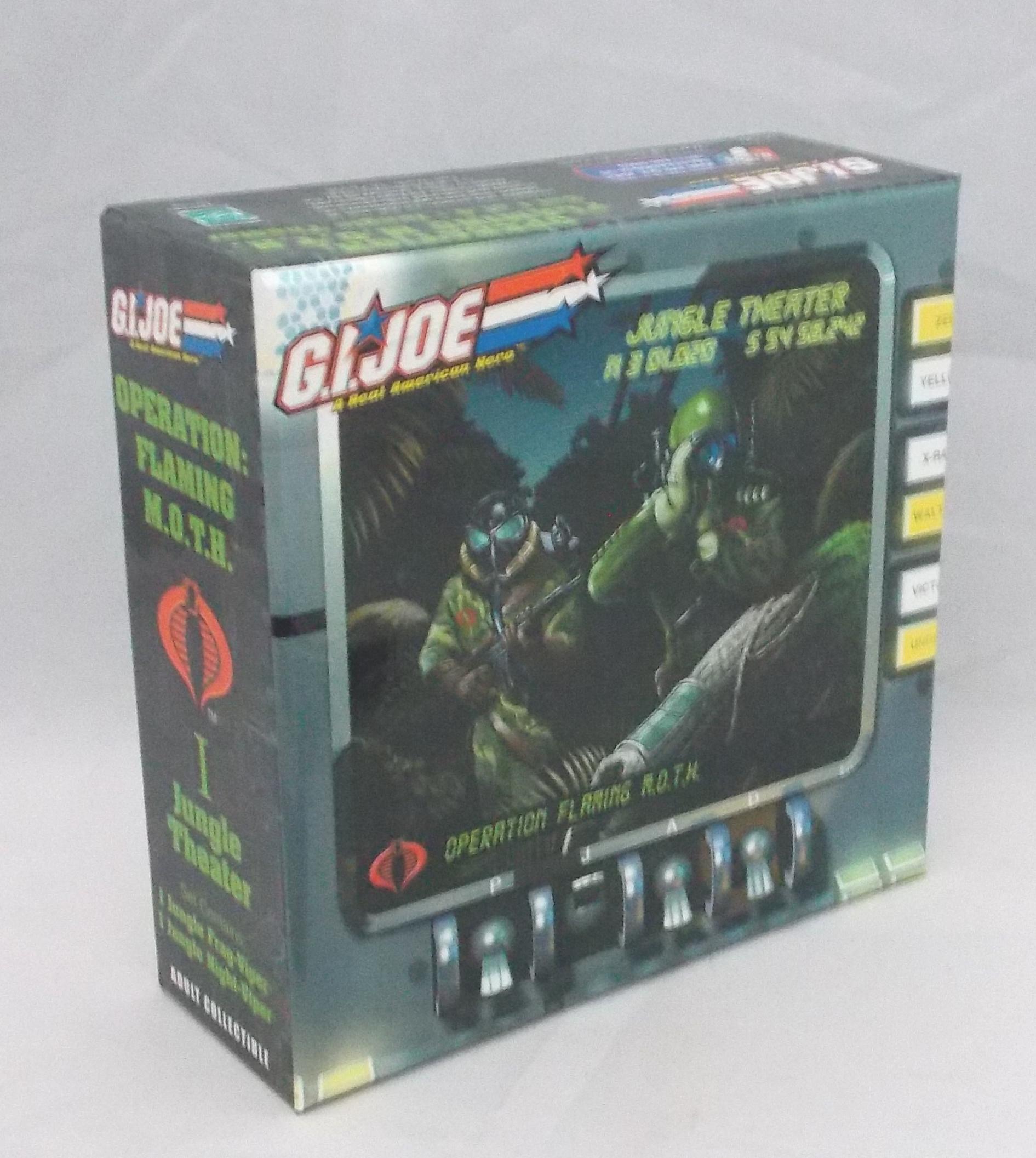 Flaming M.O.T.H.  Jungle Theater G.I. Joe Collector's Club Display Box