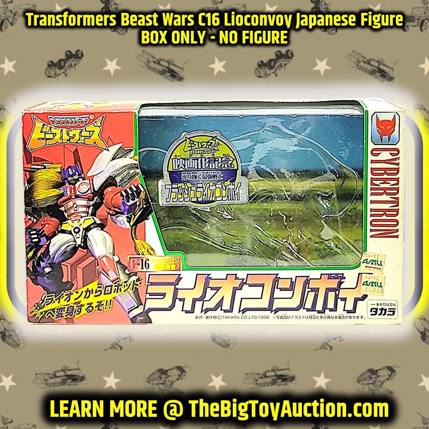 Transformers Beast Wars C16 Lioconvoy Japanese Figure BOX ONLY - NO FIGURE