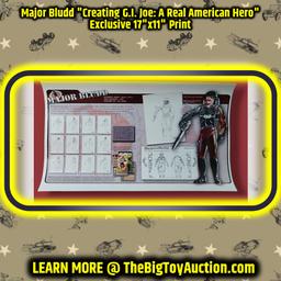 Major Bludd "Creating G.I. Joe: A Real American Hero" Exclusive 17"x11" Print