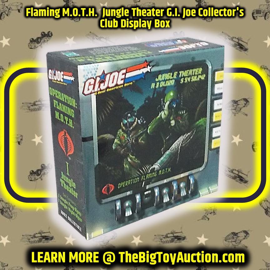 Flaming M.O.T.H.  Jungle Theater G.I. Joe Collector's Club Display Box