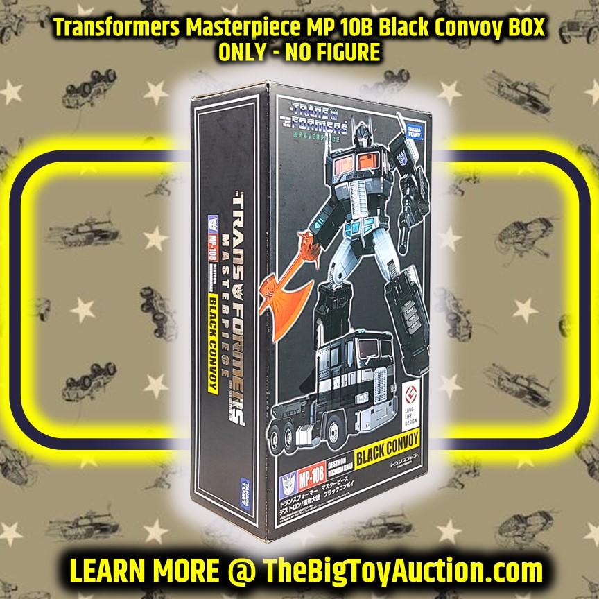 Transformers Masterpiece MP 10B Black Convoy BOX ONLY - NO FIGURE