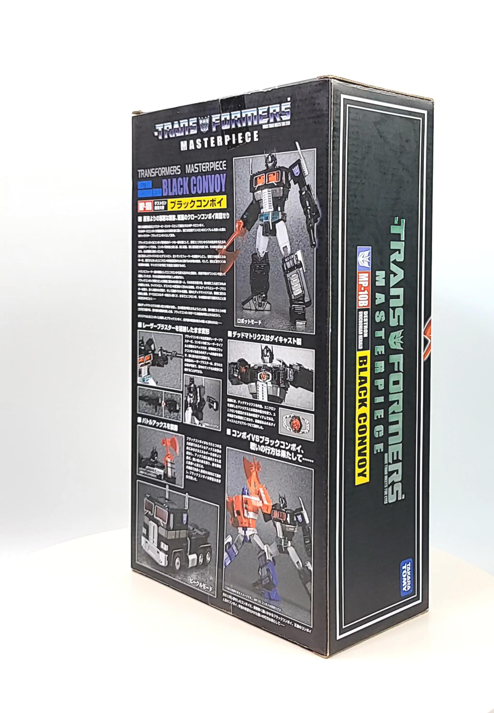 Transformers Masterpiece MP 10B Black Convoy BOX ONLY - NO FIGURE