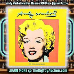 Andy Warhol Marilyn Monroe 550 Piece Jigsaw Puzzle