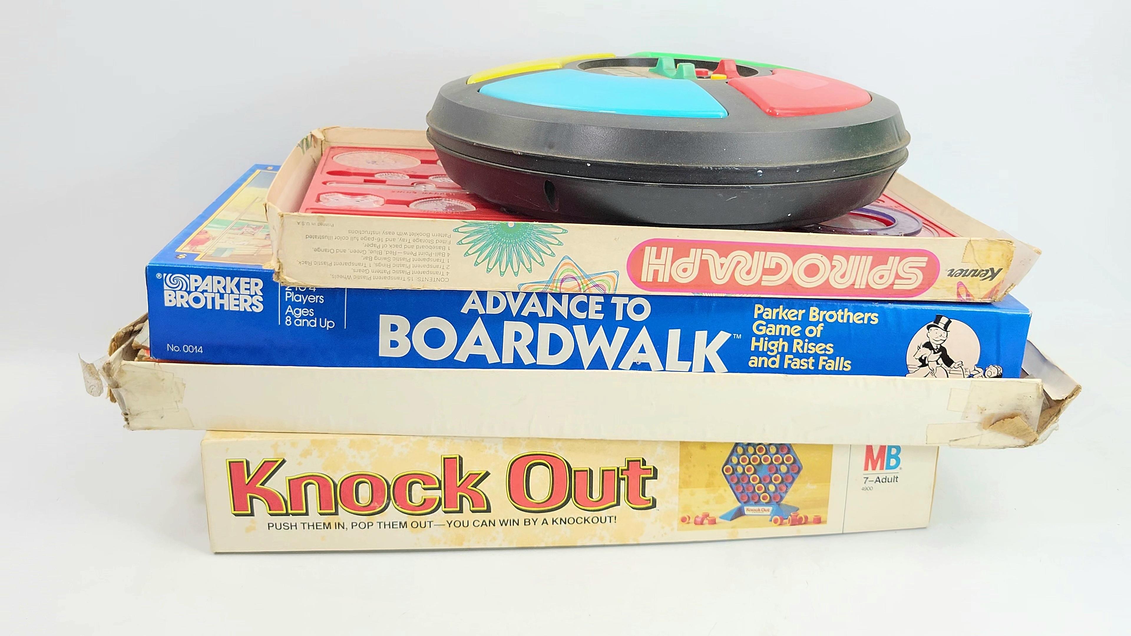 Assorted Vintage Board Game Grouping