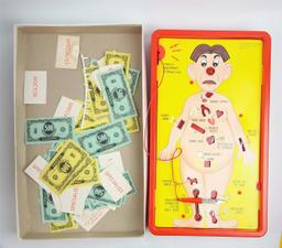 1965 Milton Bradley Operation Skill Game in Box