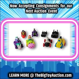 DC Comics Batman Animated Series Miniature McDonalds' Toys Vehicle Grouping