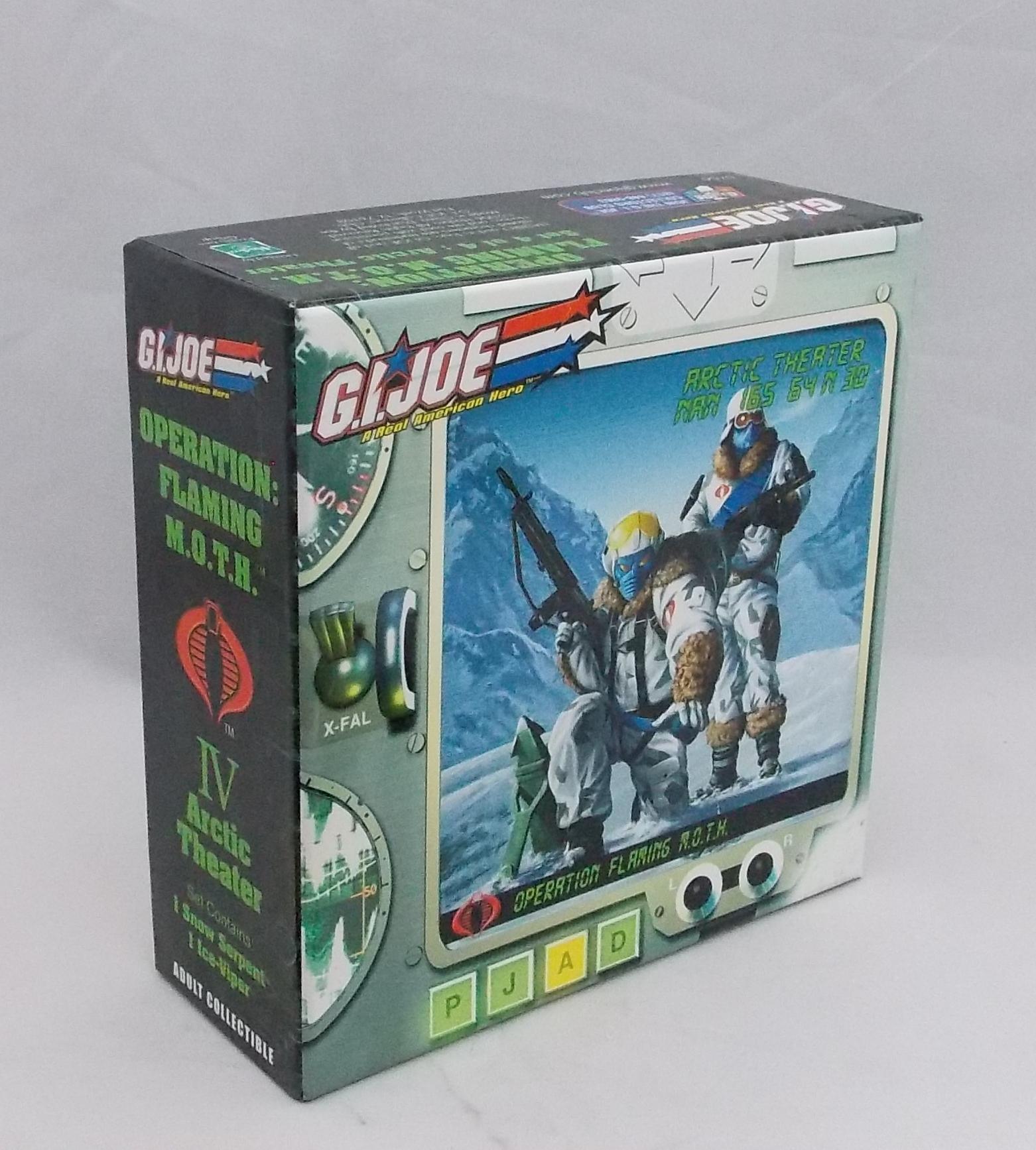 Flaming M.O.T.H.  Arctic Theater G.I. Joe Collector's Club Display Box