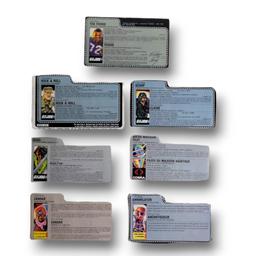 Vintage GI Joe Canadian Collectible File Card Grouping