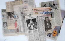 Elvis Presley News Clippings & Pop Culture Ephemera Grouping
