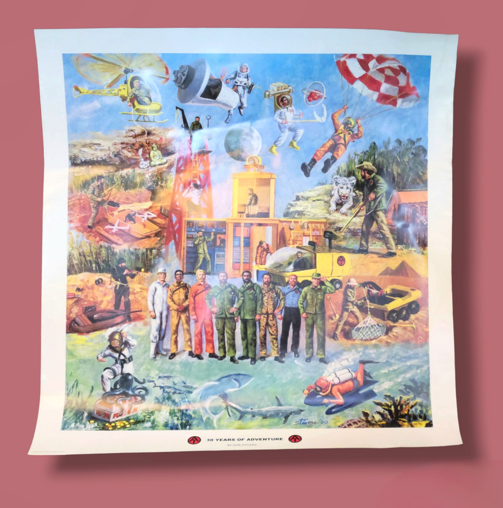 30 years of Adventure GI Joe Club Limited Edition Adventure Team Print