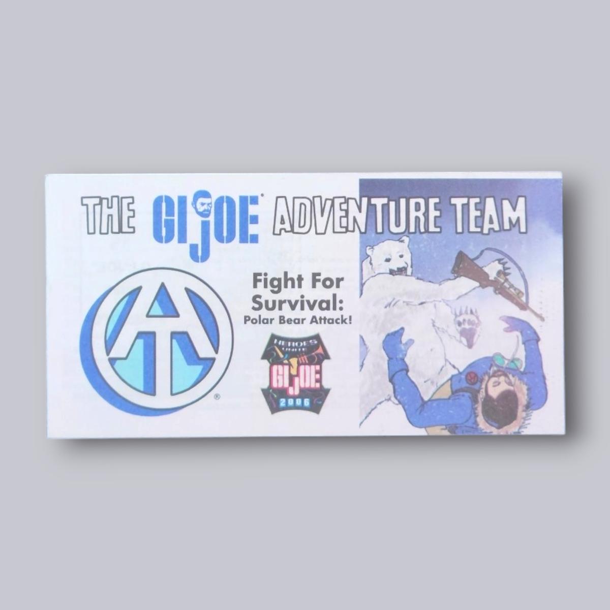 G.I. Joe Adventure Team 2006 Convention Polar Bear Attack Mini Comic Exclusive