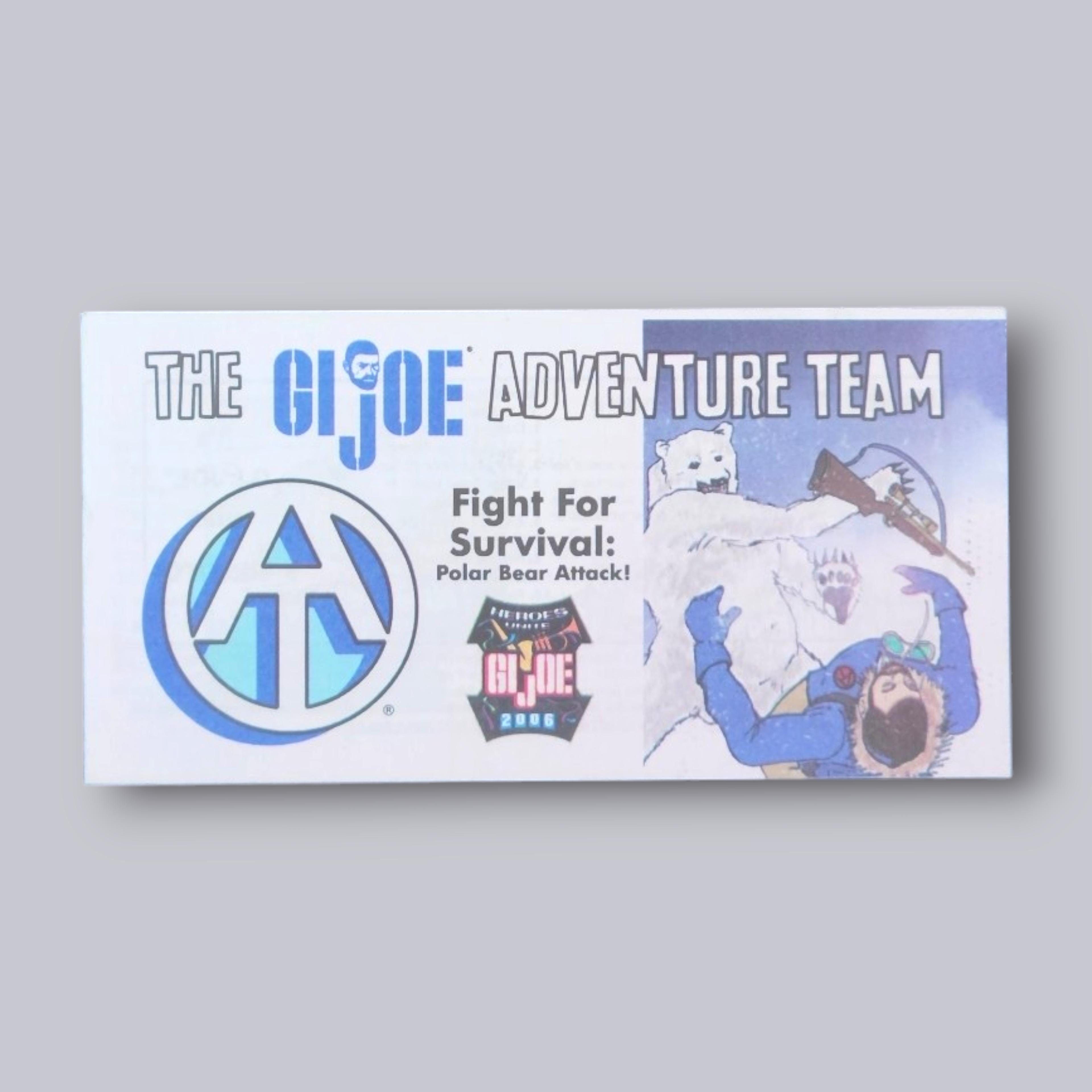 G.I. Joe Adventure Team 2006 Convention Polar Bear Attack Mini Comic Exclusive