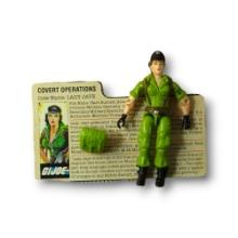 Lady Jaye 1985 G.I. Joe Toy Action Figure w/ File Card