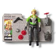 GI Joe 1987 Psyche-Out Action Figure Toy Complete w/ FileCard