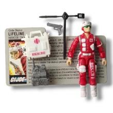 GI Joe 1986 Lifeline Action Figure Toy Complete w/ FileCard