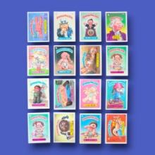 Vintage 80s Garbage Pail Kids Topps Trading Sticker Card Grouping