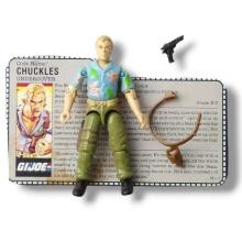 GI Joe 1987 Chuckles Action Figure Toy Complete w/ FileCard