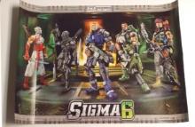 G.I. Joe Sigma Six 2005  24" X 17" Exclusive Promo Poster