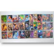 1993 Marvel Masterpieces Impel Comic Book Trading Card Grouping