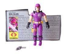 GI Joe 1987 Sea Slug Action Figure Toy Complete w/ FileCard