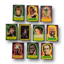 1977 Star Wars Topps Trading Card Stickers Grouping