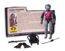 GI Joe 1985 EELS Action Figure Toy Complete w/ FileCard