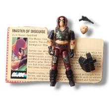 GI Joe 1984 Zartan Action Figure Toy Complete w/ FileCard