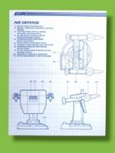 GI Joe Air Defense Missile Playset Toy Vintage Hasbro Blueprints/Instructions