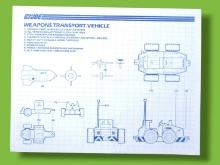 GI Joe Weapons Transport Vehicle Toy Vintage Hasbro Blueprints/Instructions