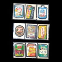 Vintage 1970s Wacky Packages Topps Trading Sticker Card Grouping
