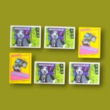 Suckadelic Action Art Card Suckpax Series Trading Card Grouping
