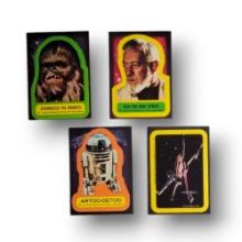 1977 Star Wars Topps Trading Card Stickers Grouping