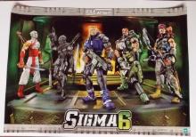 G.I. Joe Sigma Six 2005  24" X 17" Exclusive Promo Poster
