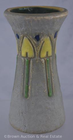 Roseville Mostique 164-6" vase, gray