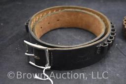 (2) Leather cartridge belts
