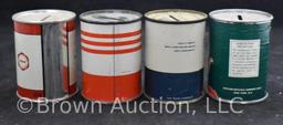 (4) Oil Can banks (smalls)